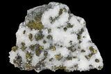 Quartz and Chalcopyrite Crystal Association - Peru #178371-1